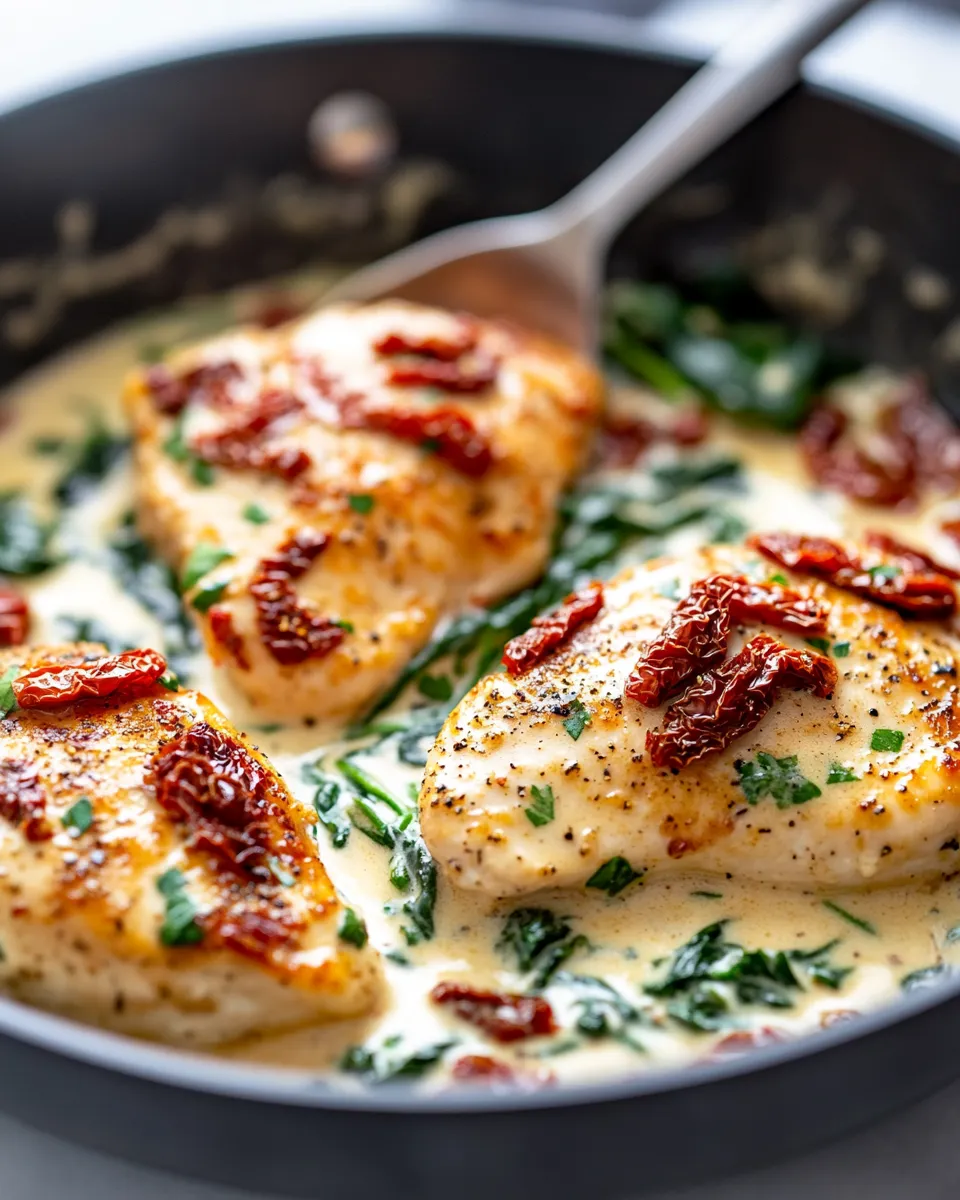 Impressive One-Pan Chicken: Creamy Sun-Dried Tomato Sauce for Any Night
